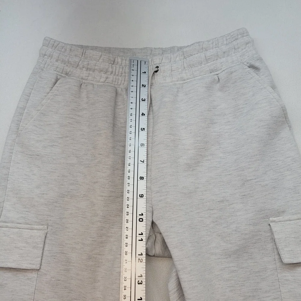 Yogalicious‎ Scuba Cascade Jogger Womens S Gray Athletic Cargo Sweatpants